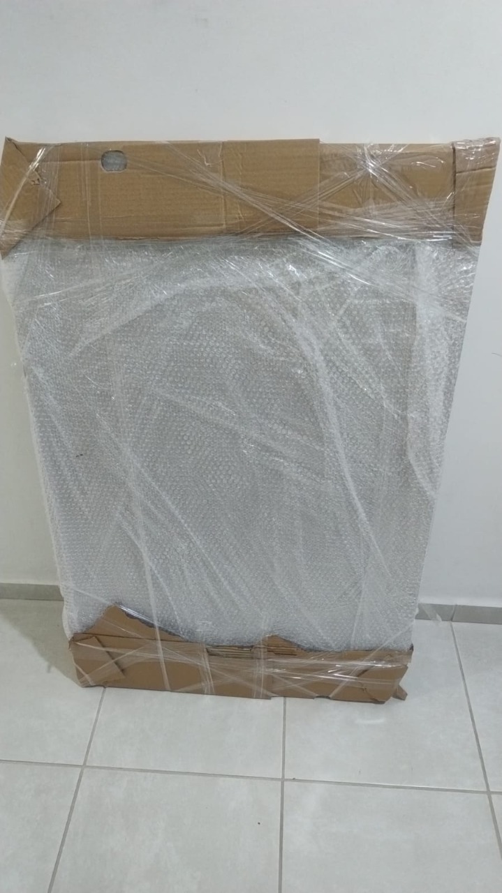 Telas e tampos de vidro protegidos